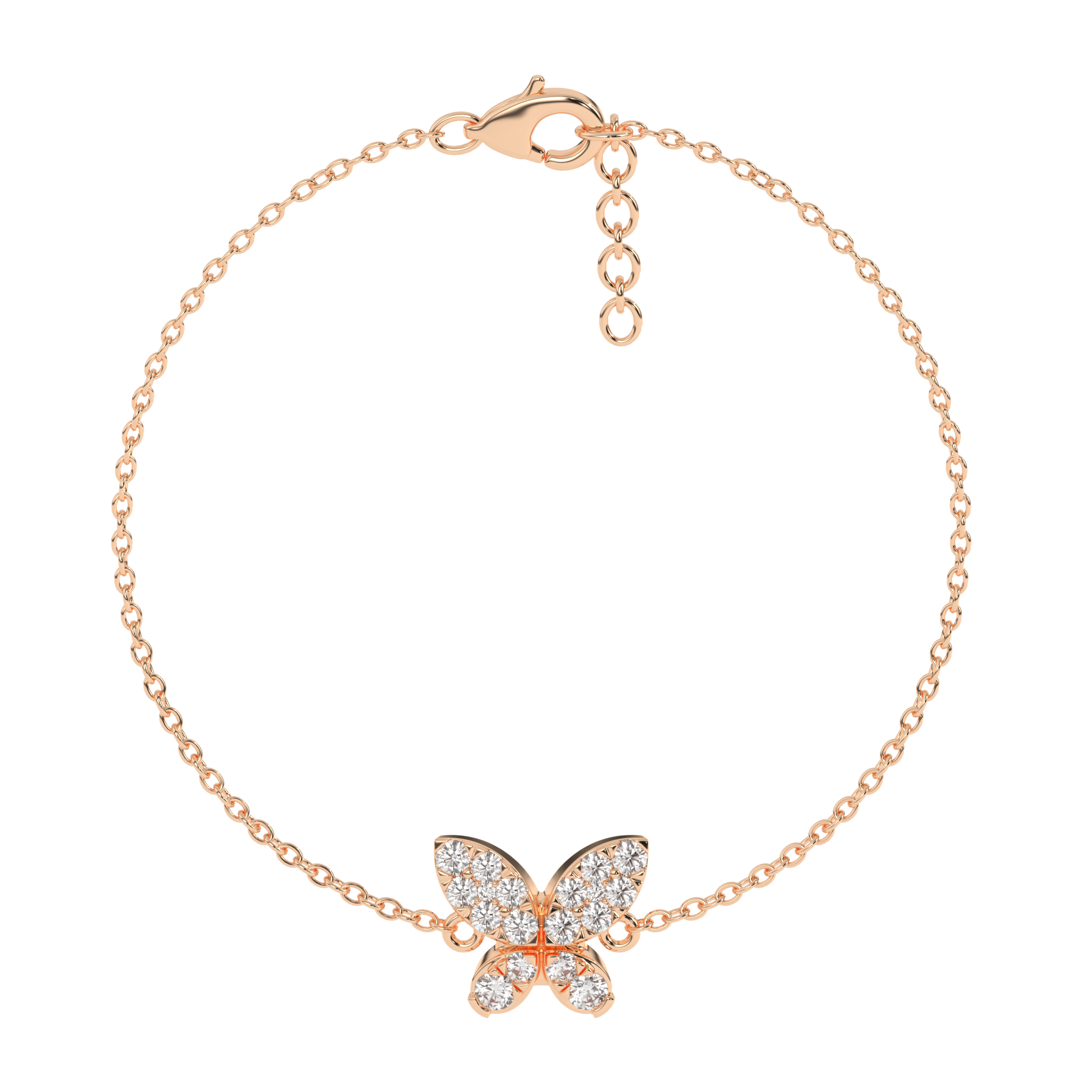 Sylph Butterfly Diamond Bracelet