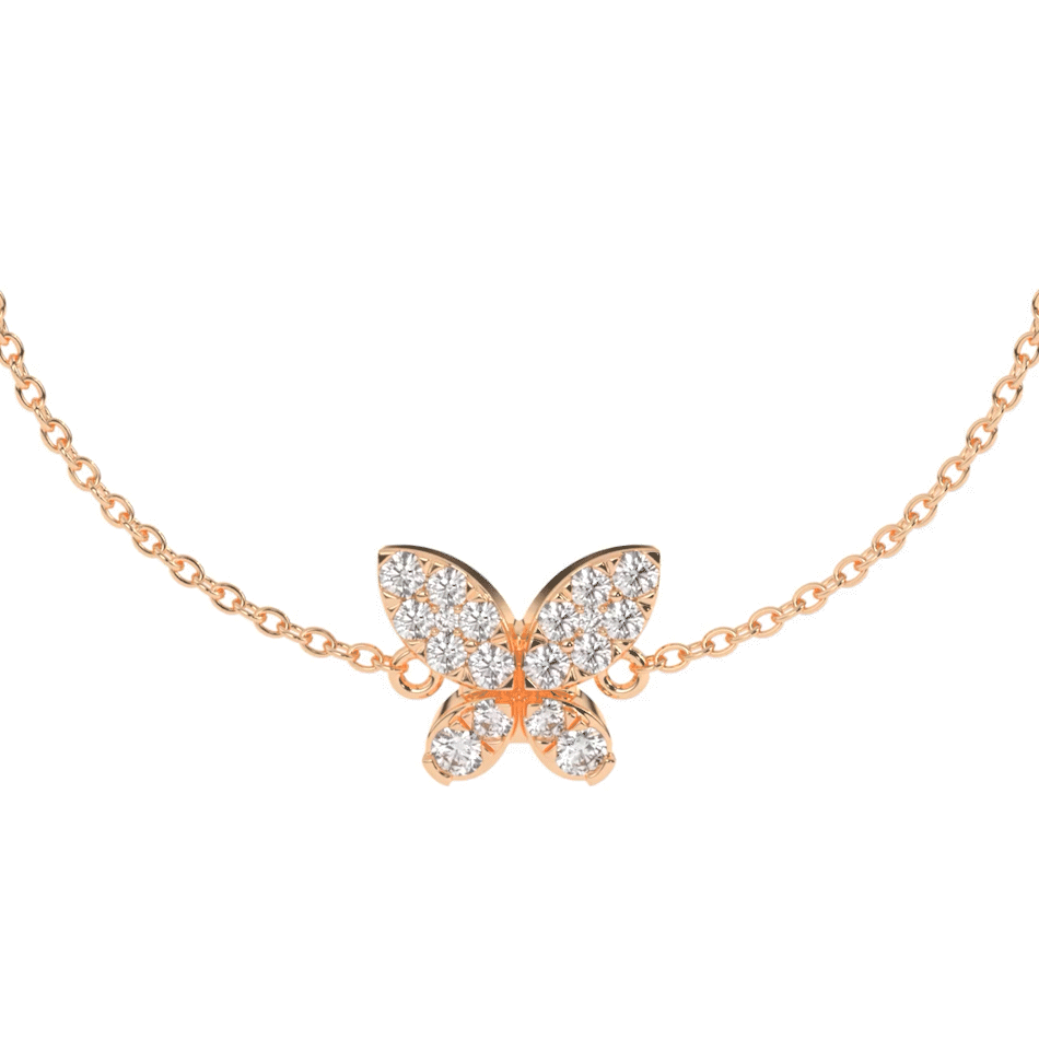Sylph Butterfly Diamond Bracelet