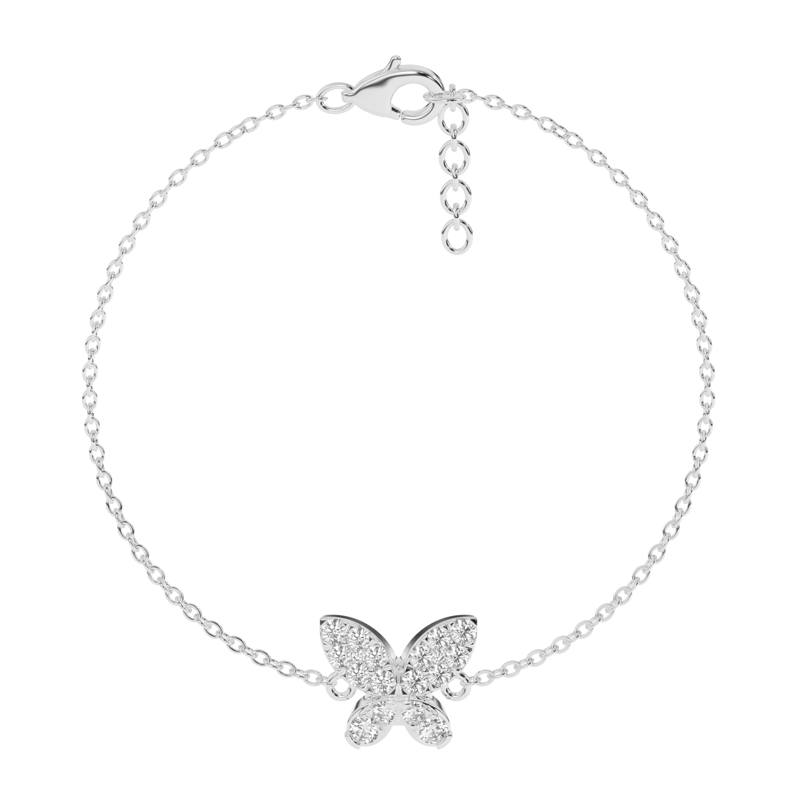 Sylph Butterfly Diamond Bracelet