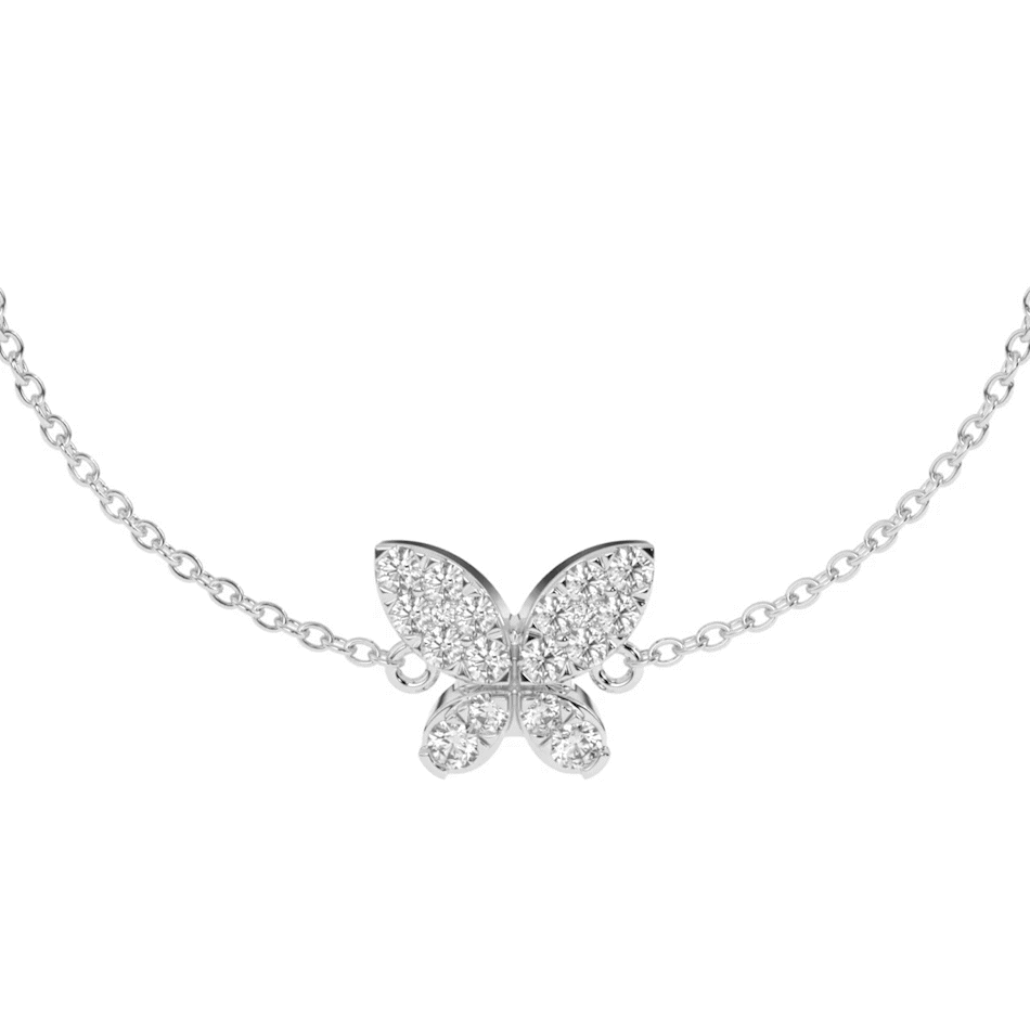 Sylph Butterfly Diamond Bracelet