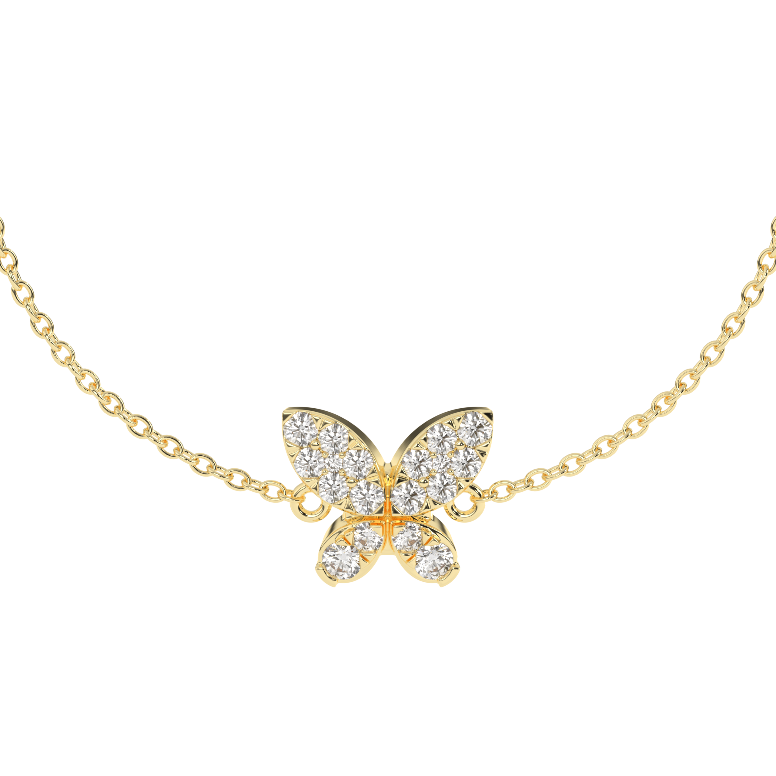 Sylph Butterfly Diamond Bracelet