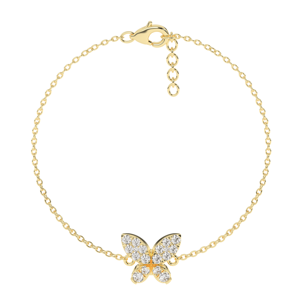 Sylph Butterfly Diamond Bracelet