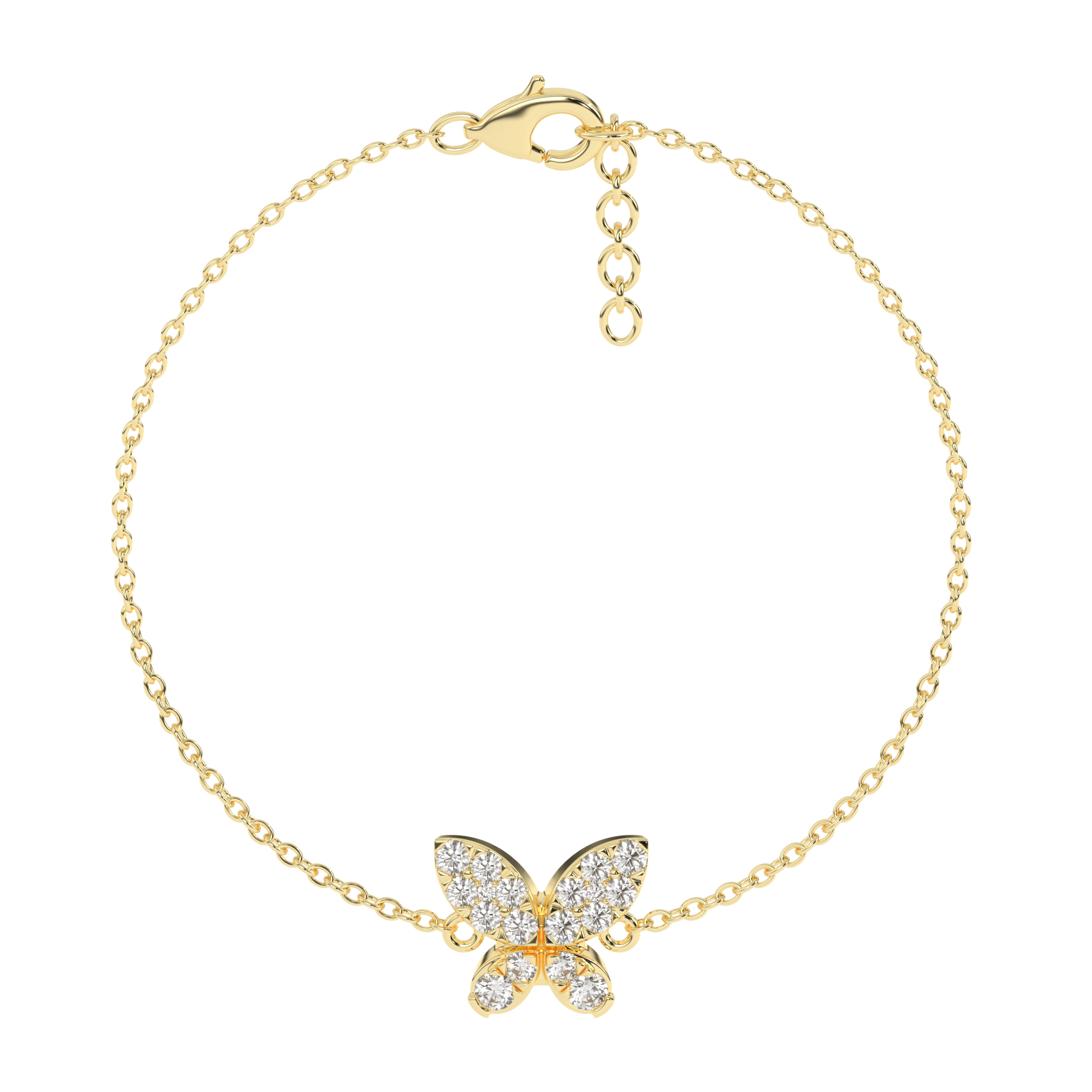 Sylph Butterfly Diamond Bracelet