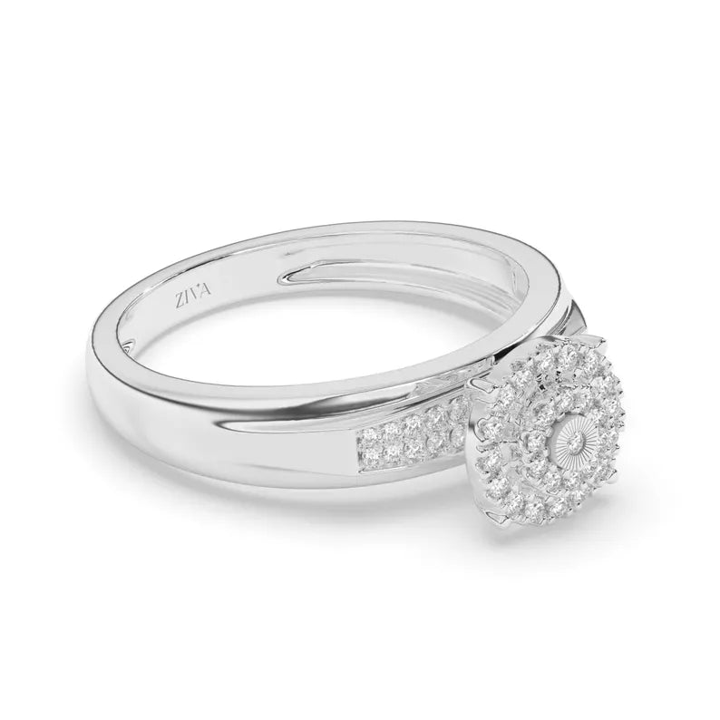 Regal Halo Diamond Ring