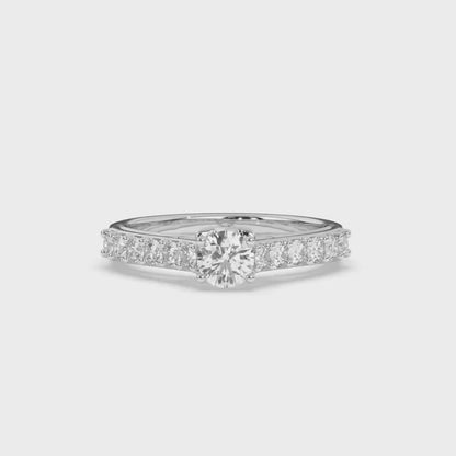 Verdiana Halo Diamond Ring