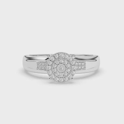 Regal Halo Diamond Ring