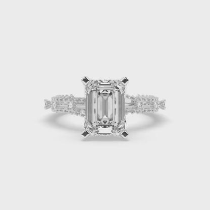 Luxeva Halo Diamond Ring