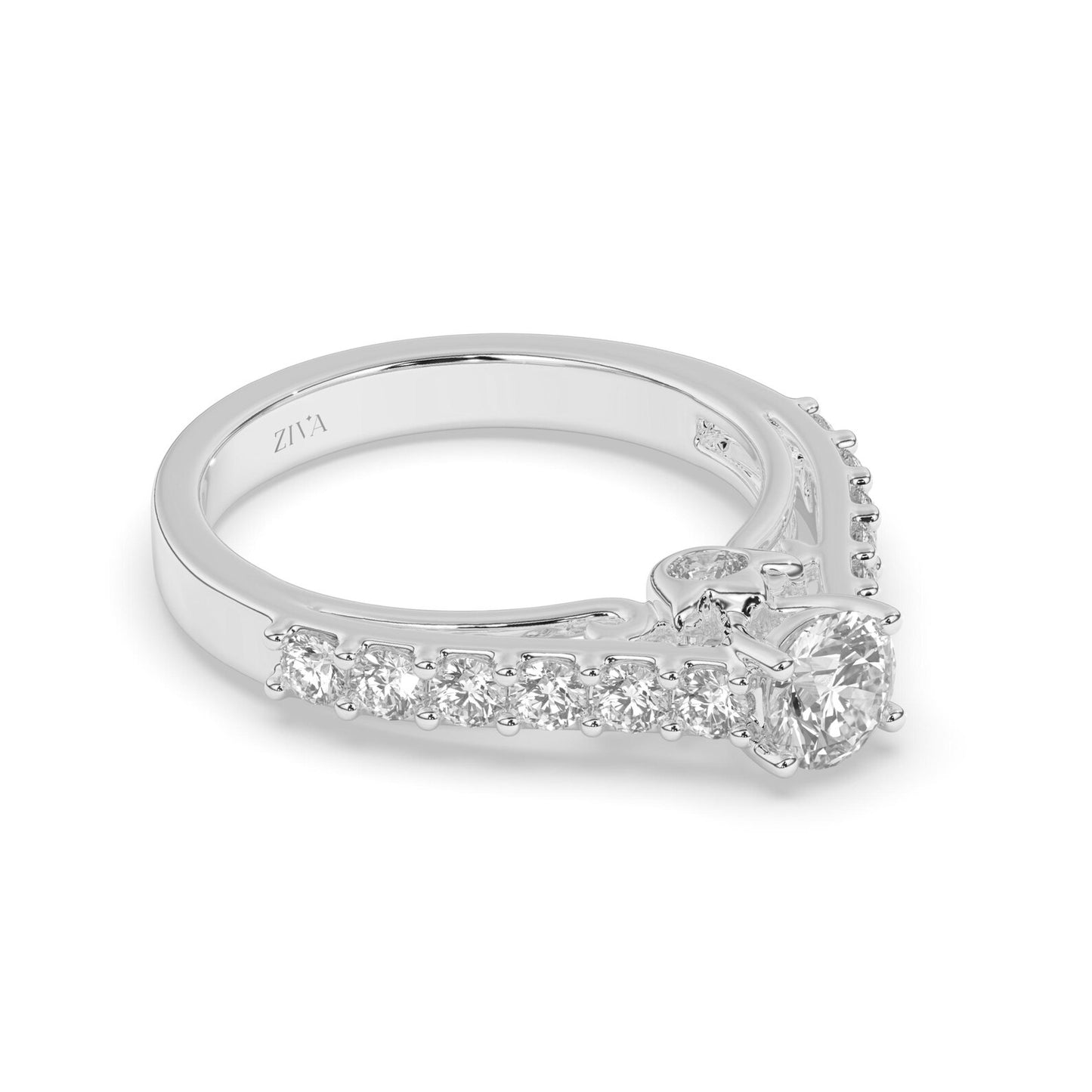 Verdiana Halo Diamond Ring