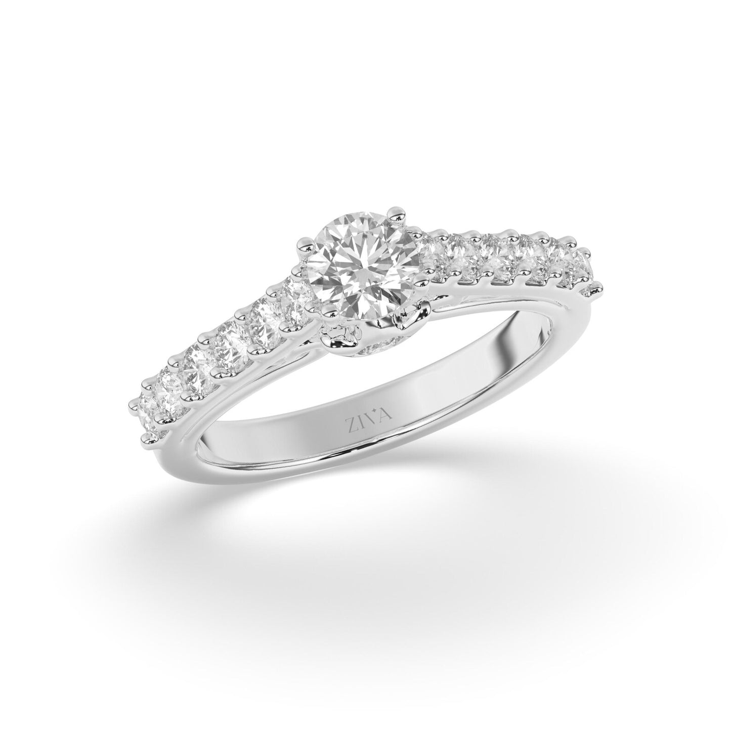 Verdiana Halo Diamond Ring