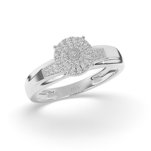 Regal Halo Diamond Ring