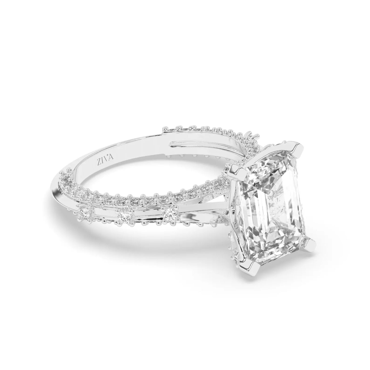 Luxeva Halo Diamond Ring